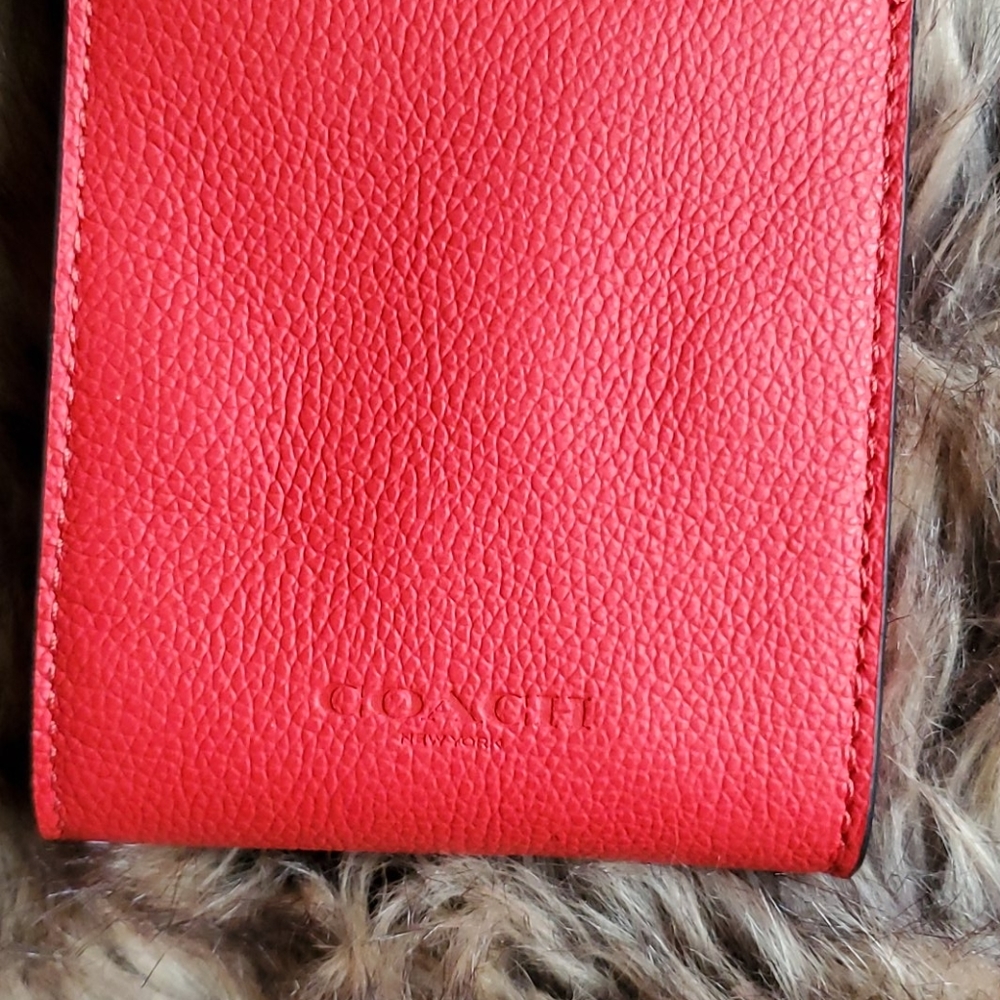 CoachWomans or man red leather grooming set Last One Sold Others Xo - Picture 3 of 4